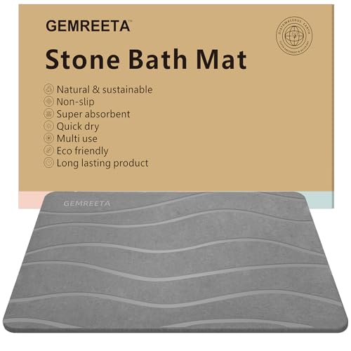 Stone Bath Mat Diatomaceous Ea...