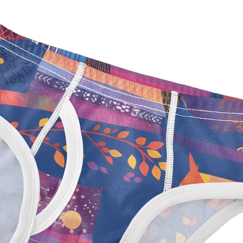 KLL Cute Colorful Owls and Trees Toddler Boys Soft Nighttime Underwear Cute Children Panties4