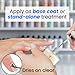 Ellie Chase 7 in 1 Nail Strengthener, Growth, Hardener, Repair Treatment Polish 0.5 OZ/Peptides/Vitamin E/Violet Extract/Oils/Amino Acid/Extra Hydration/Strength/Smoothing/Hardening/Protection/Shine