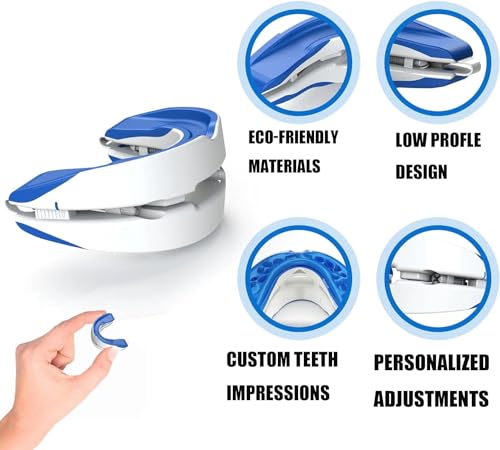 Miniatura 6 de Airflow Anti Ronquidos,Helio Airflow Antironquidos,Férula Antironquidos,Airflow Antironquidos,Aparato Apneas Del Sueño,Ajustable Dispositivos Anti Ronquidos,Para Hombres Mujeres Sueño Natural