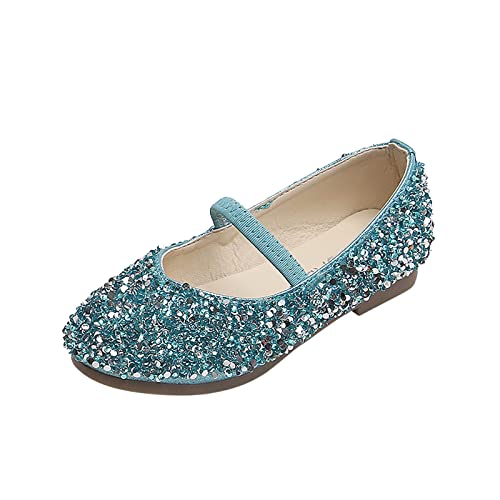 Compra Online Bailarinas Niña Zapato Purpurina Planas Comodo Zapatos de Baile para Niños Elegante Brillantes Mary Jane Shoes Fondo Suave Antideslizantes Versátil Zapatillas Niña Cuatro Estaciones