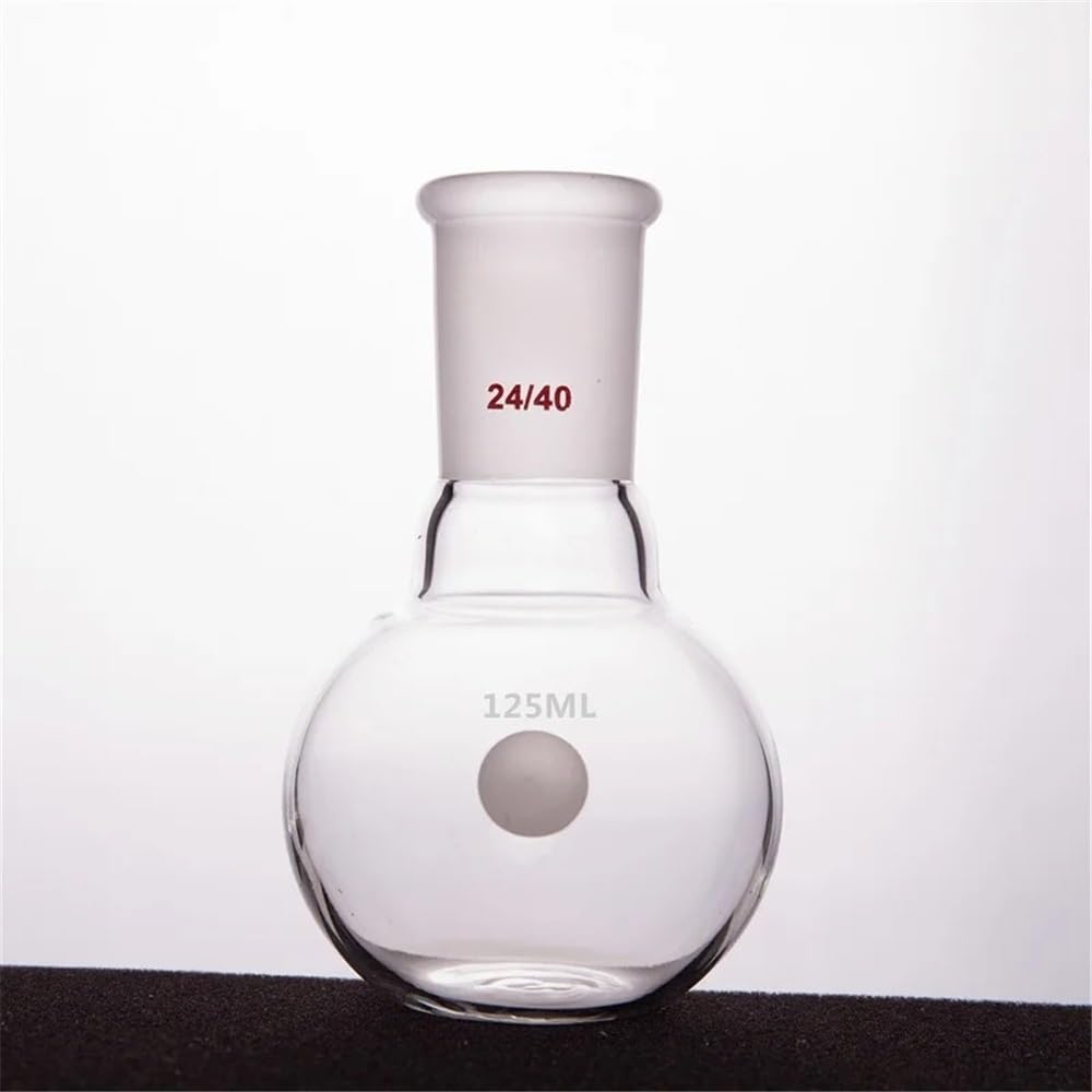 Zlewka ze szkła borokrzemowego, Laboratoryjna kolba płaskodenna z pojedynczą szyjką 24/40 Łączone szkło borokrzemianowe 1szt(1000mL-F124000)