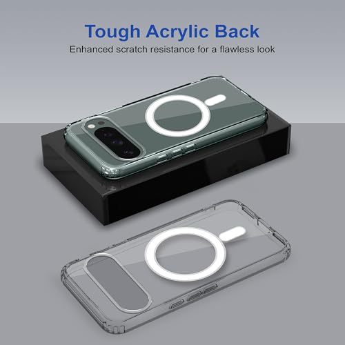 Image of Zapcase Back Case Cover for Google Pixel 9 Pro | Compatible for Google Pixel 9 Pro Back Cover | Compatible with MagSafe | Scratch-Resistant Back Cover | Clear