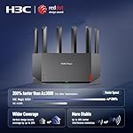 H3C AX5400 WiFi 6 Router for Wireless Internet(NX54), High Speed Gaming Routers for Whole-Home,Long Range Coverage Computer WiFi Routers,Subscription-Free,Parental Controls,WPA3 Security,VPN, EasyMesh - Image 2