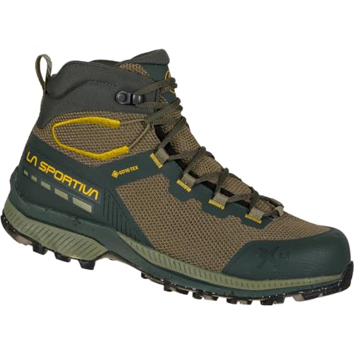 LA SPORTIVA M Tx Hike Mid GTX Braun - Gore-Tex Funktioneller vielseitiger Gore-Tex Herren Wanderschuh, Größe EU 42.5