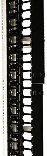 Miniatura 8 de RAISING ELECTRONICS Manager plástico vertical del cable de una pieza 42 U para los gabinetes de los estantes de los servidores