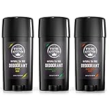 VIKINGS REVOLUTION - 3 Pack Natural Mens Deodorant, Aluminum Free Deodorant for Men - Long-Lasting Odor Protection and Freshness with All Natural Scents: Citrus, Peppermint & Eucaliptus, Sandalwood