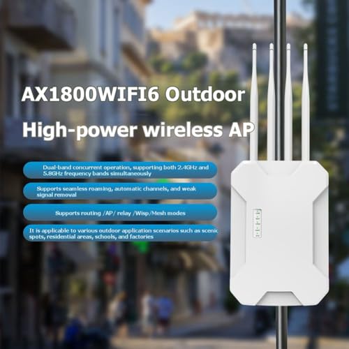 Extensor WiFi 6 Exterior 1800Mbps para conectar tu jardín o terraza 3