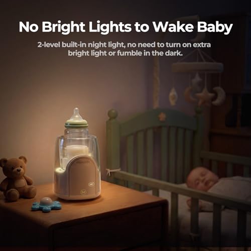 Image of Momcozy NightPro Bottle Warmer for Baby Breast Milk with Night Light