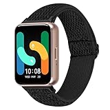 Pulseira de reposição para Samsung Galaxy Fit3 (SM-R390) 2024 com rastreador de atividades (preta)