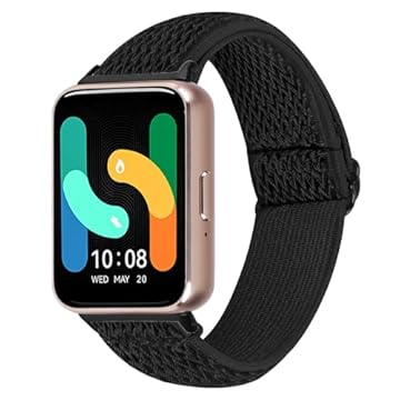 Pulseira de reposição para Samsung Galaxy Fit3 (SM-R390) 2024 com rastreador de atividades (preta)