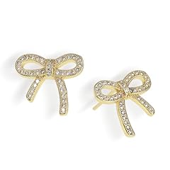 Gold CZ Bow