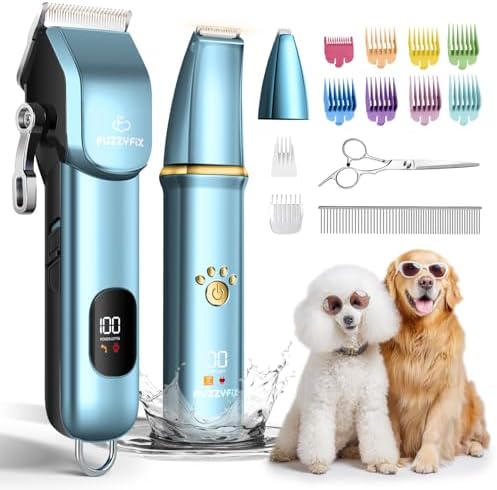 Dog Grooming Kit 3 in 1,Dog Clippers Professional for Thick Hair ...
