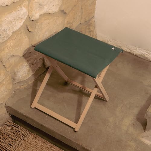Miniatura 2 de Scalpers - Taburete Director Plegable Fabricada en Madera de Haya Estructura sin Barniz de Primera Calidad, Lona Color Verde Oscuro