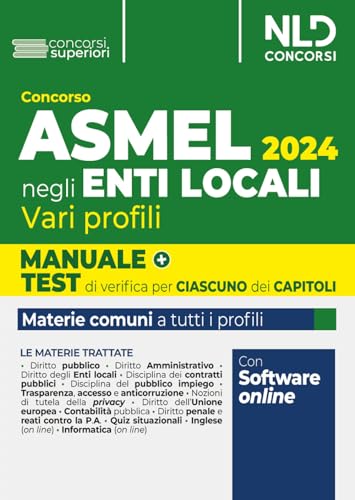 Manuale Concorso Asmel con teoria e quiz 2024
