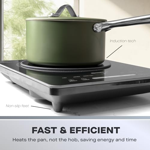Daewoo 2200W Portable Induction Cooktop with 6 Presets - Image 3