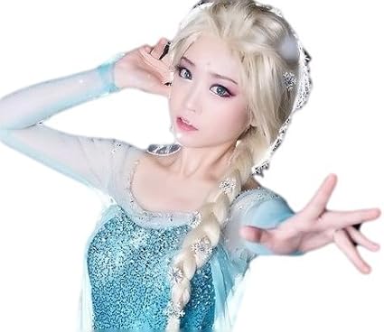 エルサウィッグ】エルサ 彼方ページ ⸜❤︎⸝‍ Dハロ仮装 ウィッグ