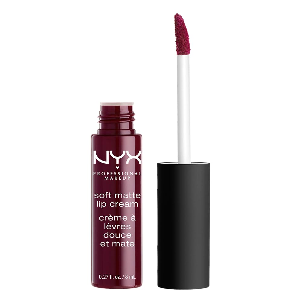 NYX Professional Makeup Soft Matte Lip Cream with Creamy Whipped Texture & Matte Finish, Highly Pigmented Colour, Long Lasting, Vegan Formula, Shade: Copenhagen