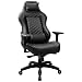 Homall Gaming Chair Racing Office Chair High Back Leather Computer Desk Chair Adjustable Swivel Manage Chair with Headrest and Lumbar Support (Black)