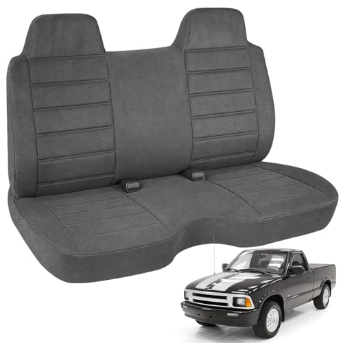 Housse de siège pour Chevy S10 1991-1997 en tissu noir