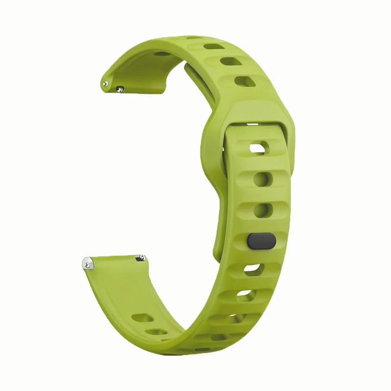 Colorcase Smart Watch Strap 22mm Lining Silicon Compatible with Fastrack Optimus Smart Watch - Lining Silicon Strap-image-4