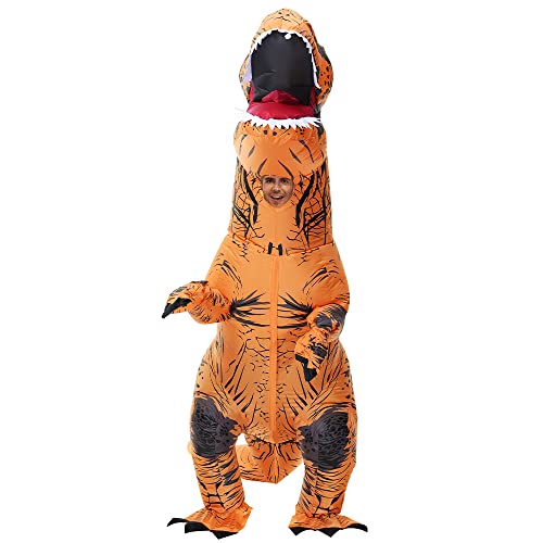 Yoovl Inflatable Dinosaur Costume Adult, Dinosaur Inflatable Costume For Adult, Blow Up Dinosaur Costume For Halloween Cosplay Party Christmas #TOP4