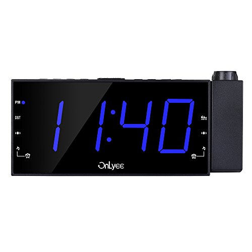 OnLyee Projection Alarm Clock Radio WantItAll