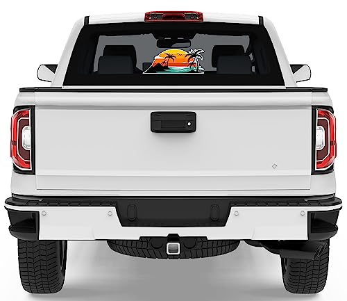 Calcomanía de vinilo impermeable que decora tu SUV y resiste el sol del océano 7