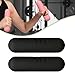 Yiju 2X Dumbbell Weight Bar Kids Adults Anti Slip Silicone Cast Iron Lifting Hand Weights Dumbbell Set for Running Pilates Barre, Black