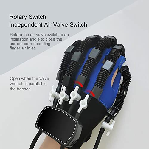 Luvas De Robô Treinador De Reabilitação De Dedo De Hemiplegia, órtese De Dedo Tala De Mão Funcional