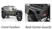 Smittybilt 2007-2015 Jeep JK Wrangler 4 Door XRC Rear Corner Guards and Front Fender Flares Black Textured 4pcs set