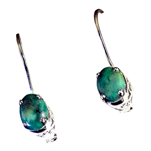 Boucles d'oreilles argent sterling et pierre de naissance décembre haut de gamme
