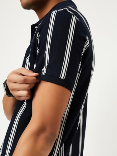 Image of Max Men Striped Polo T-Shirt
