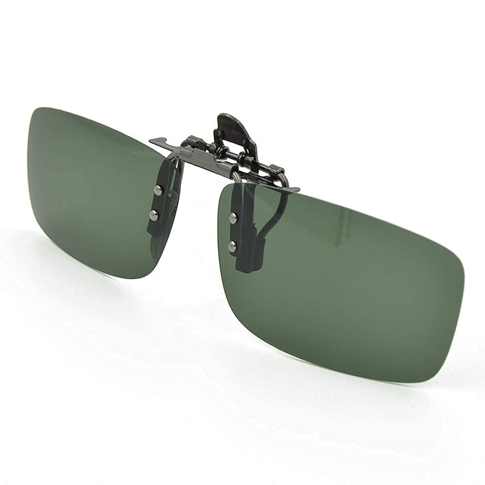 Polarized Clip-on Sunglasses Attachment Sunglasses UV Protection Sunlight Anti-Glare Driving Glasses