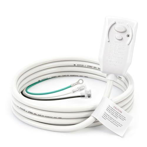Baomain 7.2FT LCDI Power Cord 120V 13A 1560W, NEMA 5-15P, UL Recognized Component for...