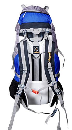 Image of 75 Ltrs Purple Backpack /Rucksack /Travelling Bag /Hiking Bag /Adventure Bag /Camping Bag (Nylon, HA-8107PU)
