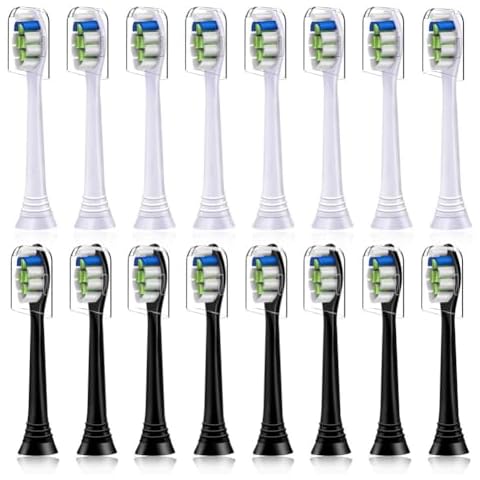 16 Pack Replacement Toothbrush Heads Cover
