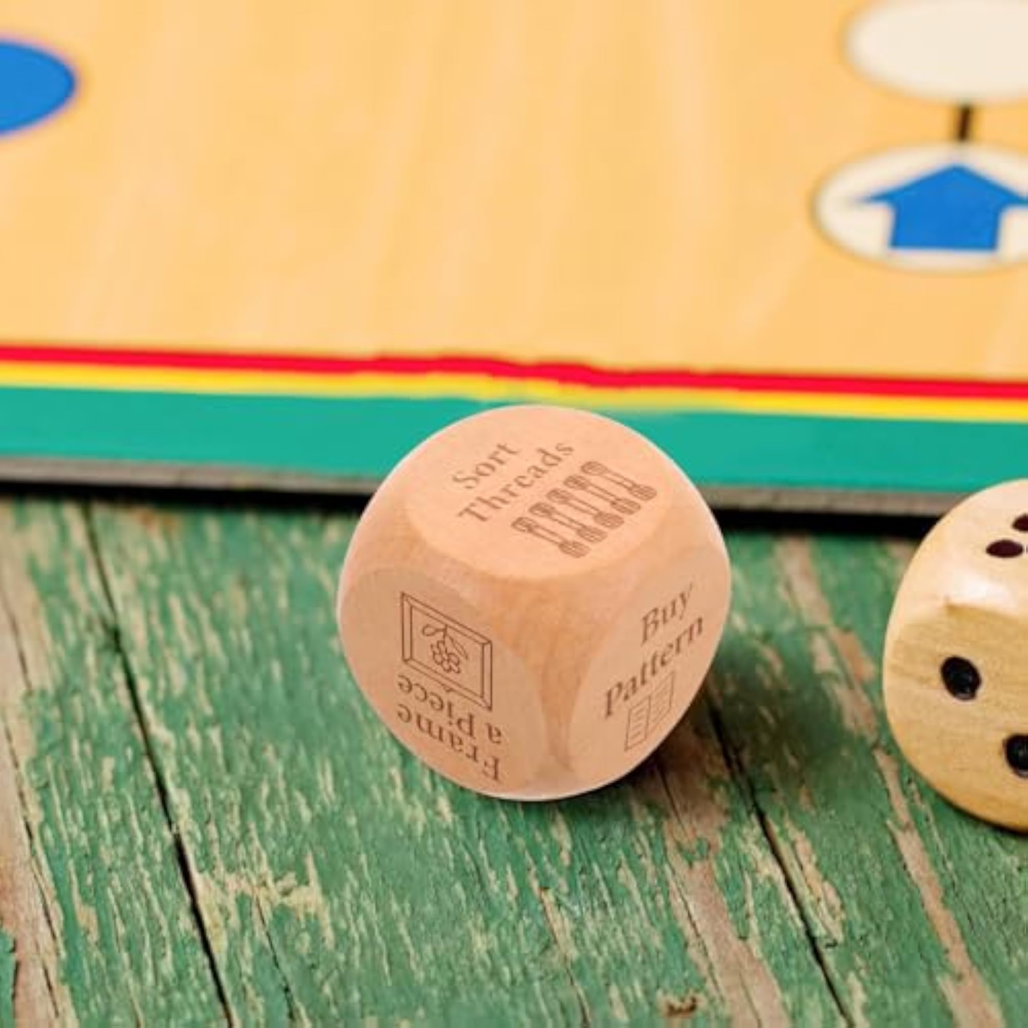 Wood Quilting Decision Dice for Crafters