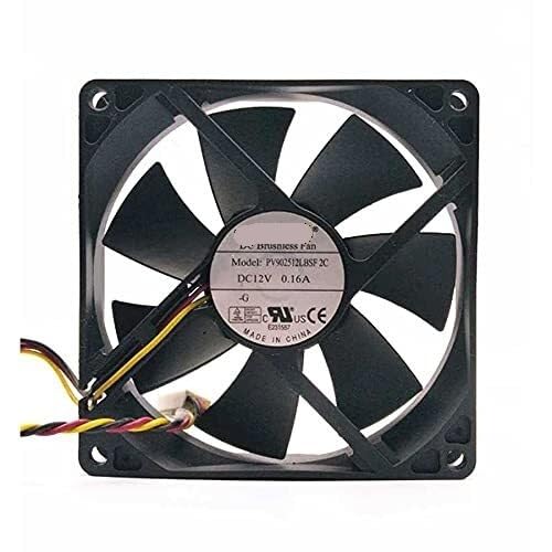 Quiet 90mm Chassis Fan PV902512LBSF 12V 0.16A 3-Wire Cooling for PC and Electronics