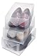 Whitmor Clear Vue Herren Schuhkarton (3er-Set)