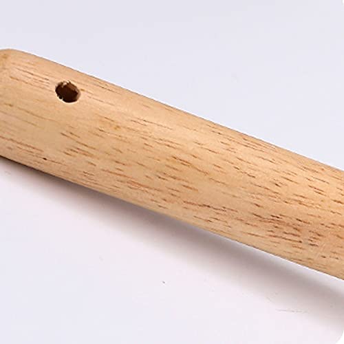 Batidor de huevos de silicona para el hogar con mango de madera, revestimiento antiadherente, conexión estable, sin desconexión