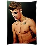 Custom Justin Bieber Pillowcase Standard Size Design Cotton Pillow Case by DIY-Supply