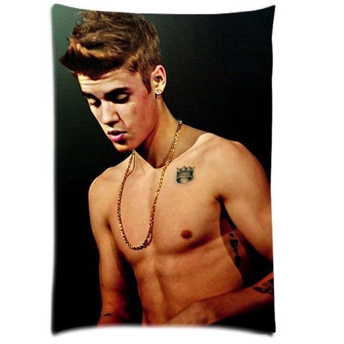 Custom Justin Bieber Pillowcase Standard Size Design Cotton Pillow Case by DIY-Supply
