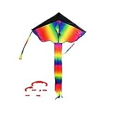Flugeigenschaften: Unsere Flugdrachen sind die perfekte Freizeitbeschäftigung für Kinder! Dank geringem Gewicht und stabiler Struktur ist der Drache kinderleicht zu Fliegen und schwingt sanft durch die Lüfte.