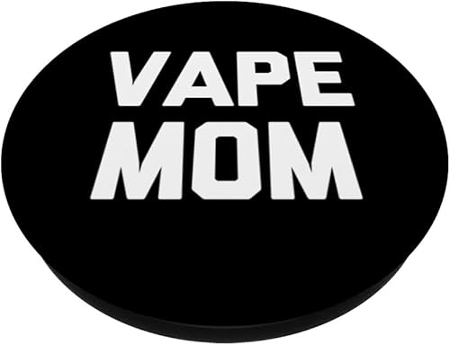 Miniatura 2 de Vape Mom - Camiseta divertida frase sarcástica novedosa humor vapeo PopSockets intercambiables PopGrip