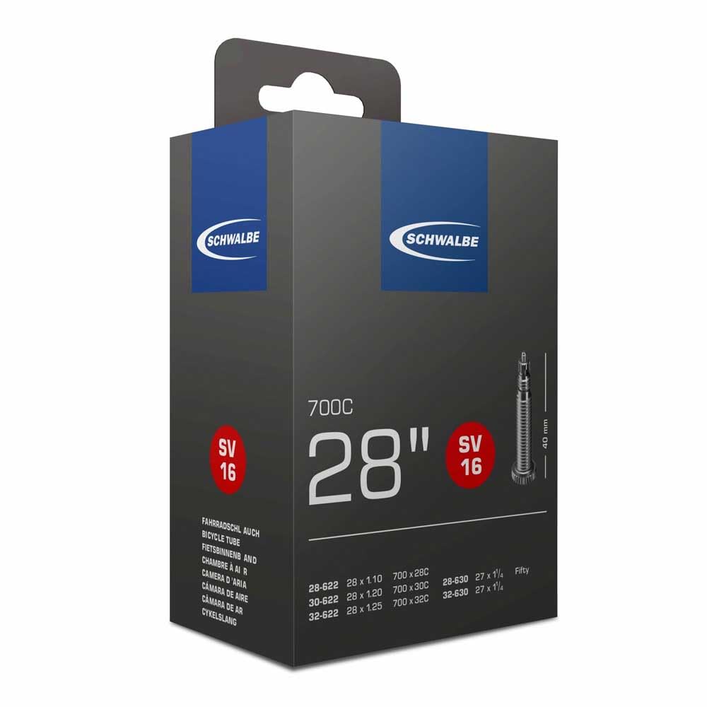 Schwalbe Sv16 28"/700C Inner Tube Presta Valve Size 16
