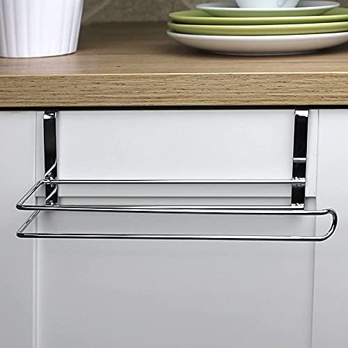 Pano Updated Size Paper Towel Holder Under Cabinet Stainless Steel Paper Rolls Rack Organizer 11.8" x 2.7" x 3.54"
