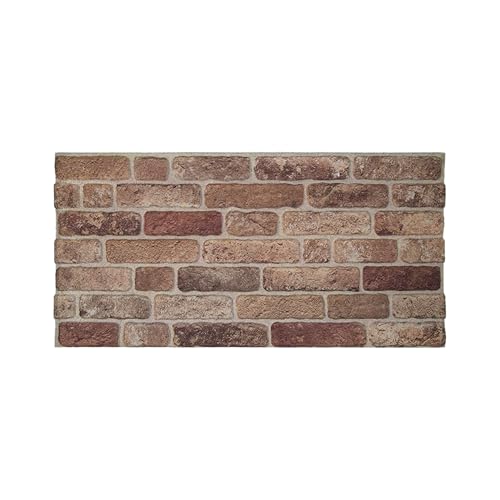 IZODEKOR Rivestimento 3D Effetto Pietra - Pannelli Polistirolo per Cucina, Bagno, Balcone, Soggiorno, Terrazza | Farmhouse Style (1 x Pannello)