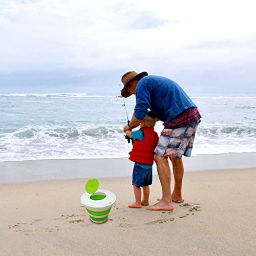 Yiida Secchio da pesca pieghevole da 5 l, 10 l