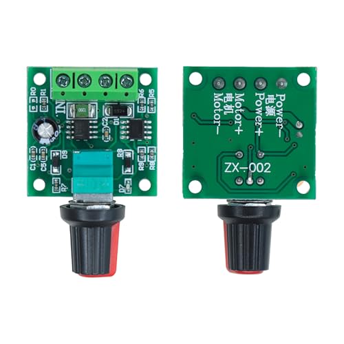 Image of Electronic Spices 1.8V-12V 2A PWM DC Motor Speed Controller | Adjustable Voltage Regulator with LED Indicator with Potentiometer | Mini Motor Control Switch for DIY & Robotics Projects